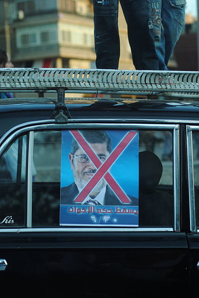Anti-Morsi poster in Egypt.