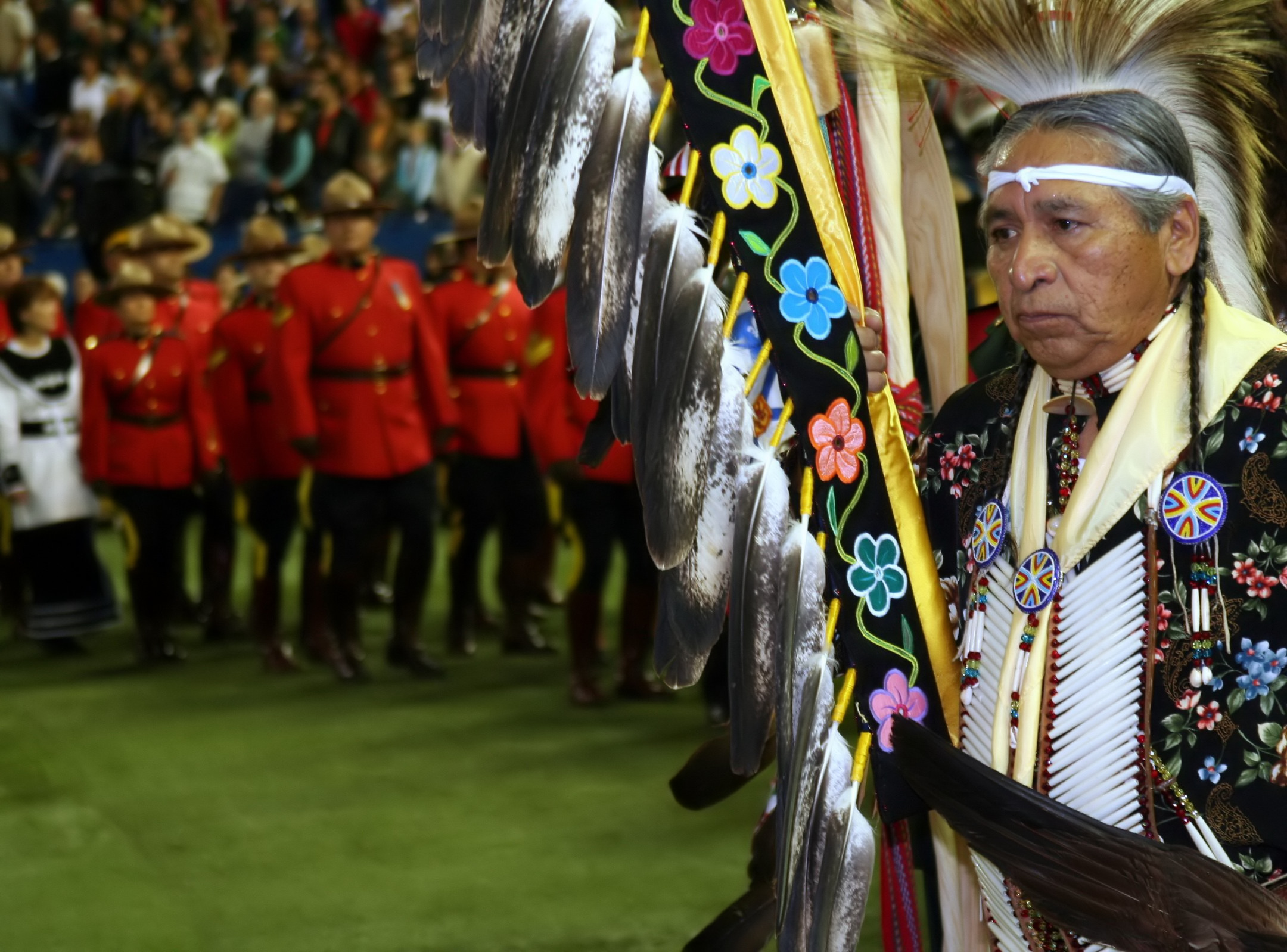 An Aboriginal leader at the 13th Annual Canadian Aboriginal Festival in 2006