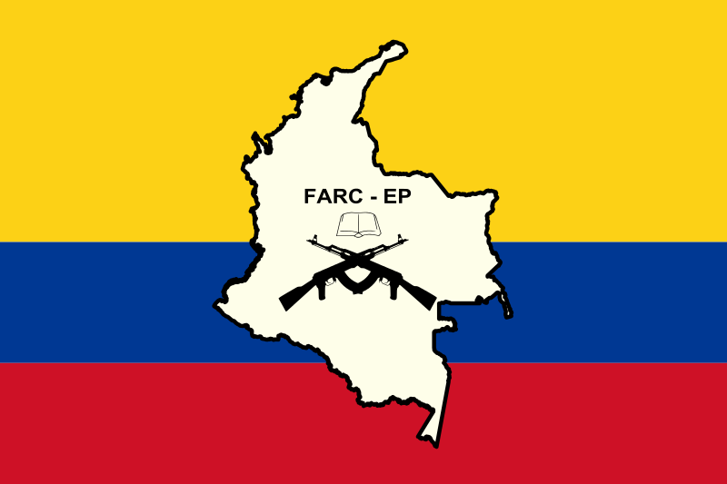 Flag of the Revolutionary Armed Forces of Colombia--People's Army.