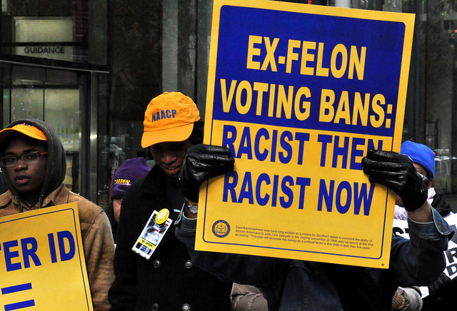 Occupy Wall Street and the NAACP protesting in New York in 2011.