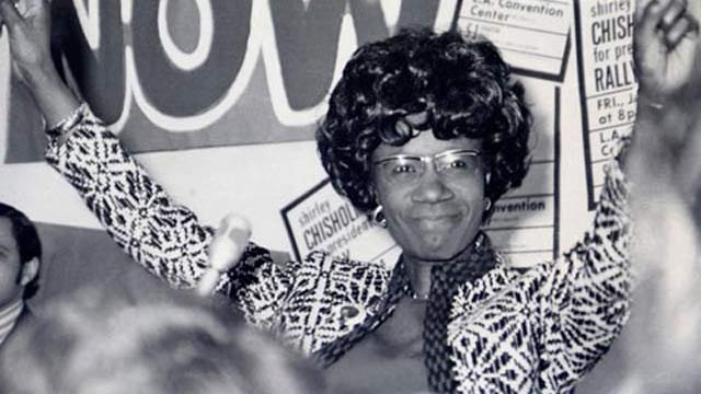 Brooklyn Congresswoman Shirley Chisholm.