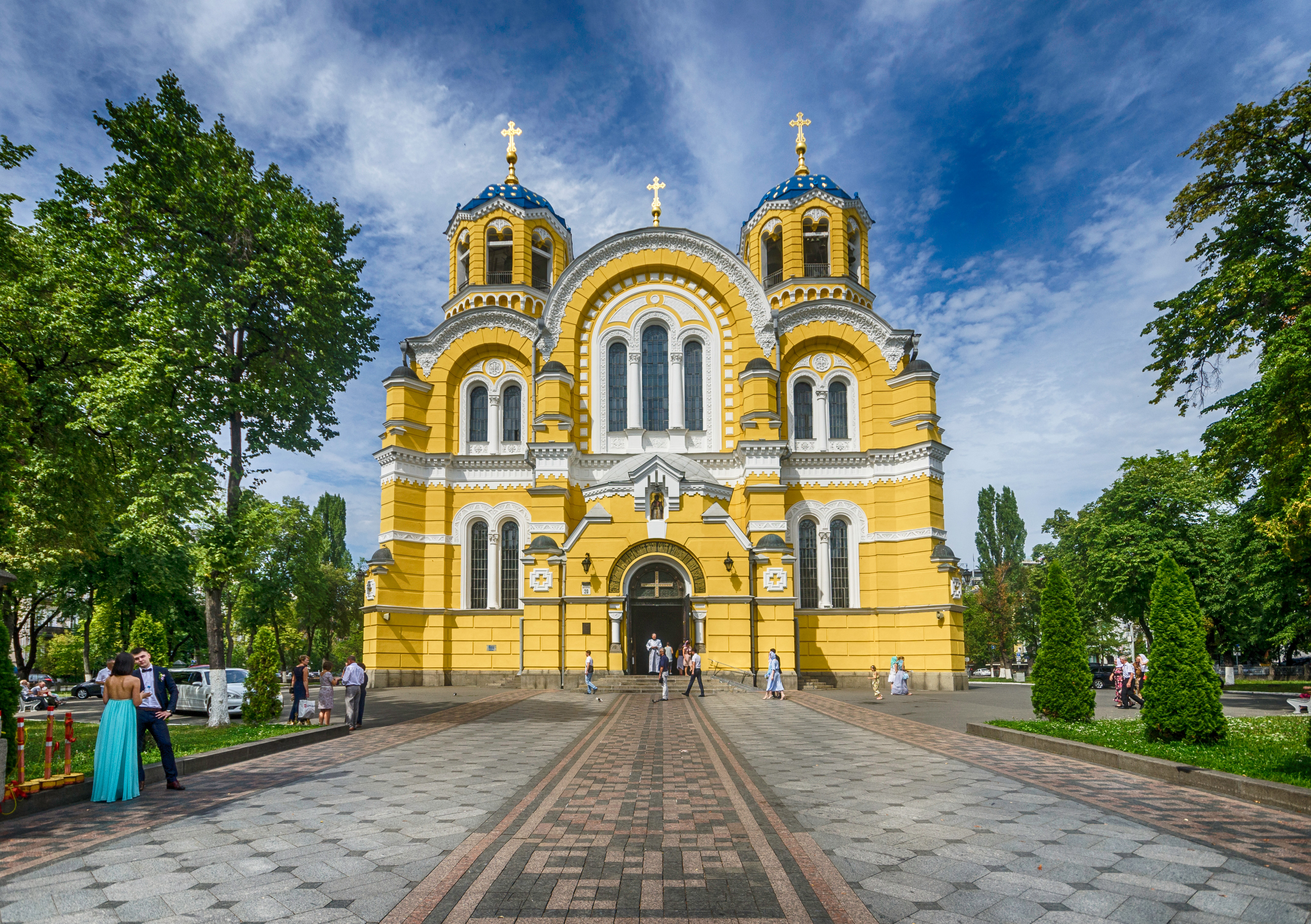 St Volodymyr's Cathedral in Kyiv is the mother cathedral of the Ukrainian Orthodox Church – Kyiv Patriarchate.