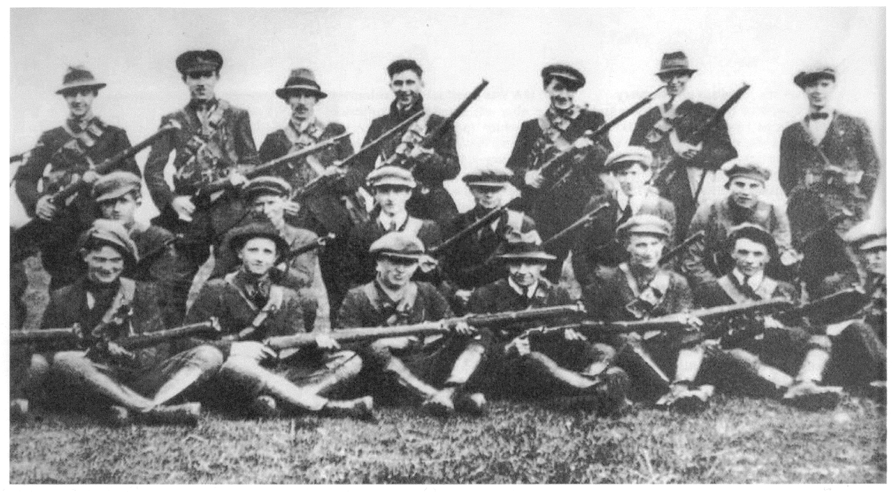 The 3rd Tipperary Brigade of the Old IRA, pictured during the early 1920s.