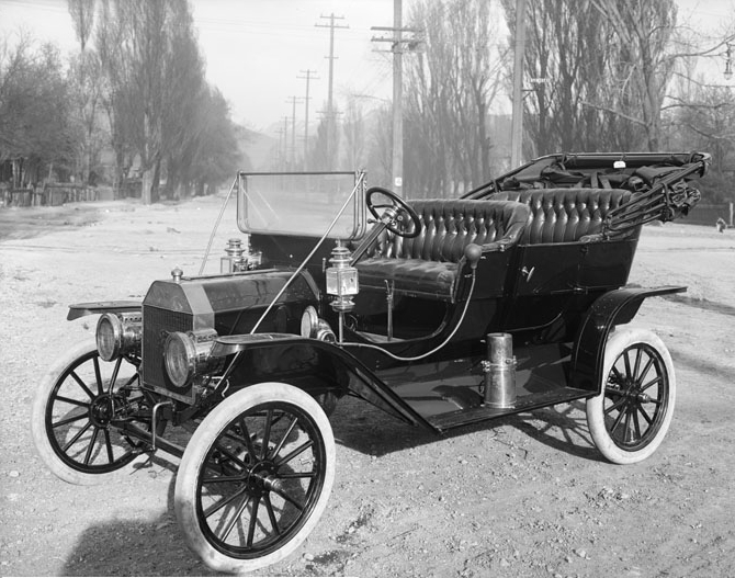 A 1910 Model T, photographed in Salt Lake City, Utah.