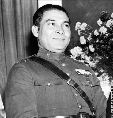 Fulgencio Batista in military uniform in 1952.