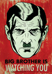 Artist Frederic Guimont’s rendition of a Big Brother poster.