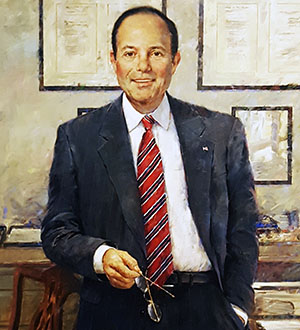 Painting of Eugene A. Ludwig Comptroller of the Currency, 1993 - 1998.
