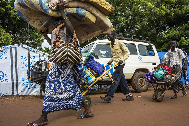 Internally Displaced Persons in the capital of South Sudan, 2016. UN Photo/Isaac Billy