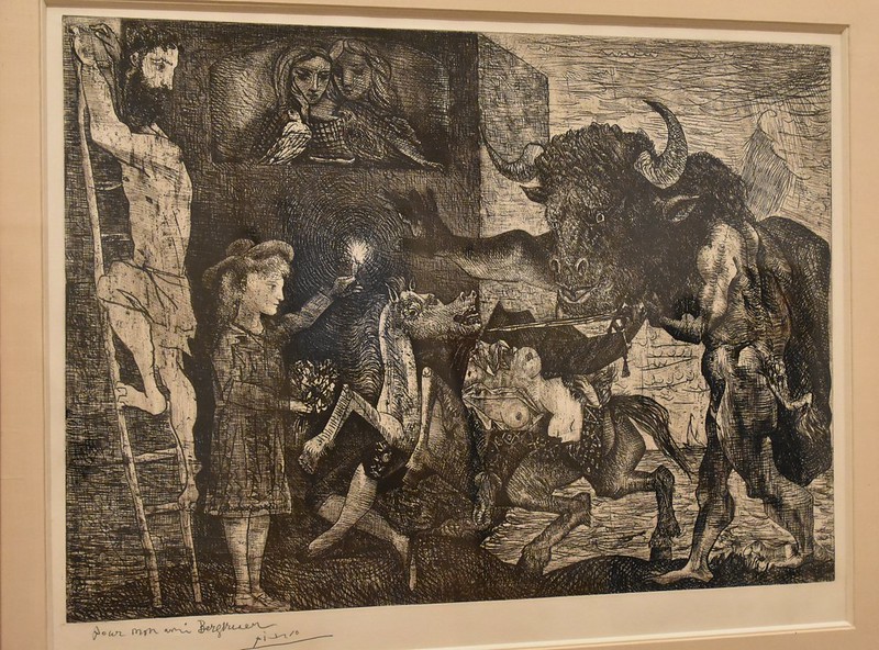 Picasso's work titled Minotauromachy, 1935 at the Museum Berggruen in Berlin.