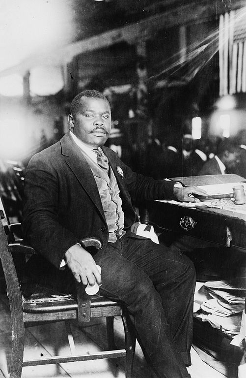 Prominent Jamaican-born Black nationalist and current national hero Marcus Garvey (1887-1940), founder of the Universal Negro Improvement Association and African Communities League and President of the Black Star Line shipping and passenger company