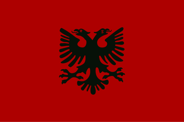 Flag of the Albanian Republic (1925-1928).