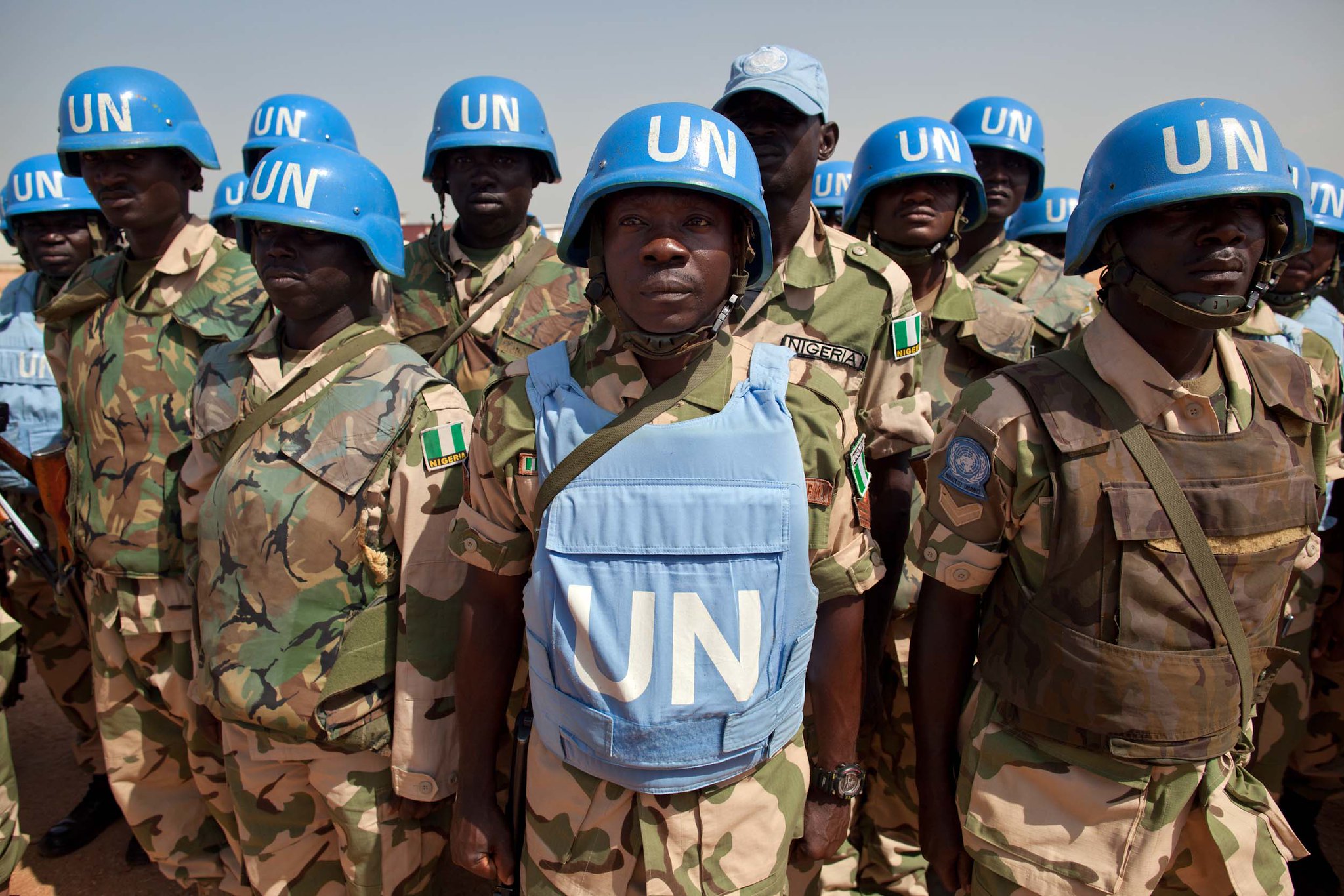 Peacekeepers from Nigeria posted in El Geneina, West Darfur, 2012. Photo by Albert González Farran - UNAMID 