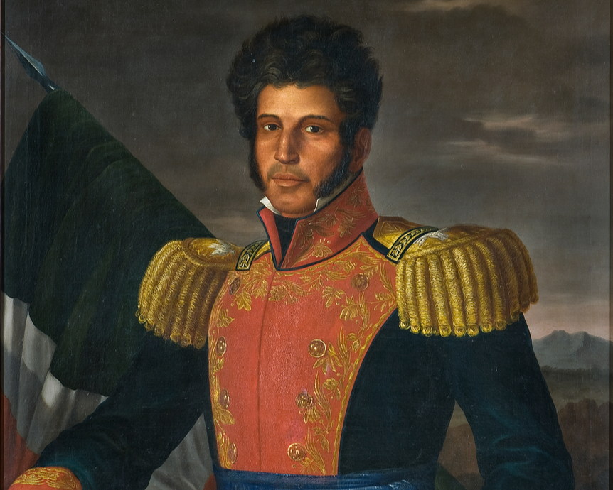 Portrait of Vicente Guerrero.