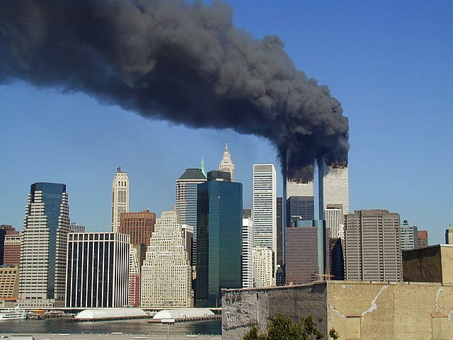 Attack on World Trade Center in New York, 2001