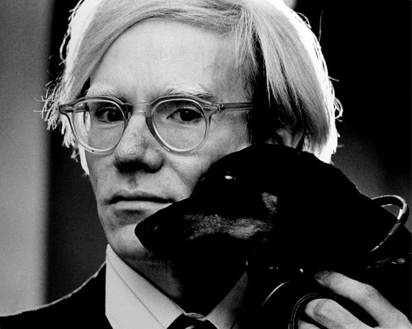Warhol in 1973, photographed by Jack Mitchell.