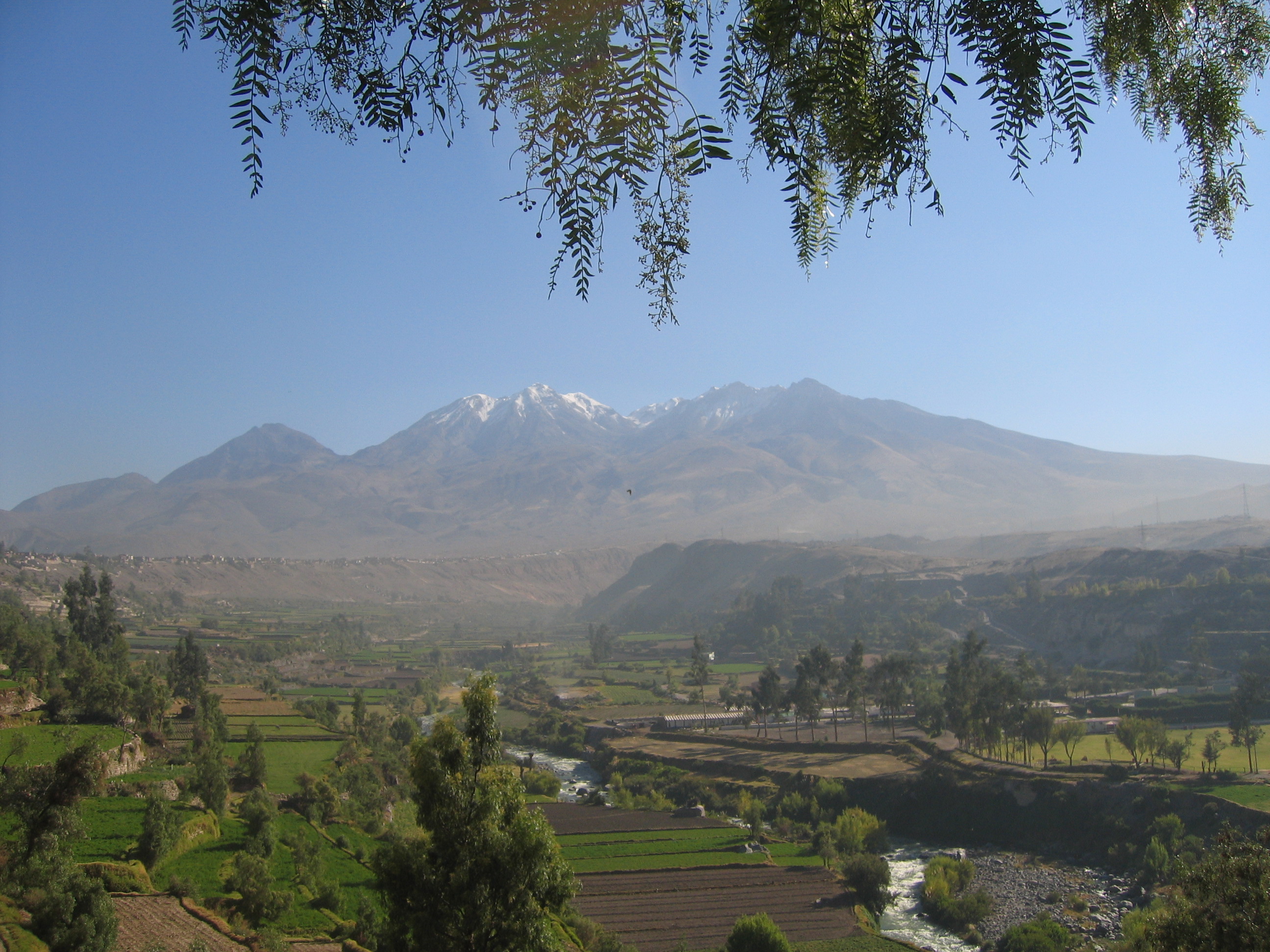 Irrigation infrastructure in the Arequipa Region of Peru, 2007.