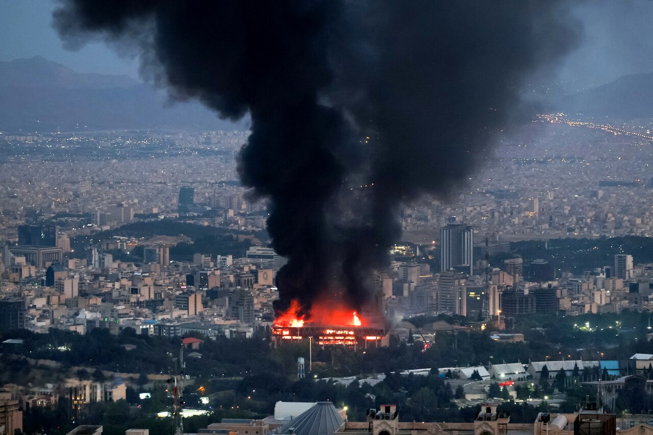Attack on IRIB's Live News Broadcasting Studio