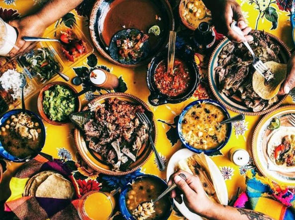 A spread from South Philly Barbacoa introducing consumers to vibrant flavors of Mexico beyond burritos and nachos. (Photograph courtesy of the author)