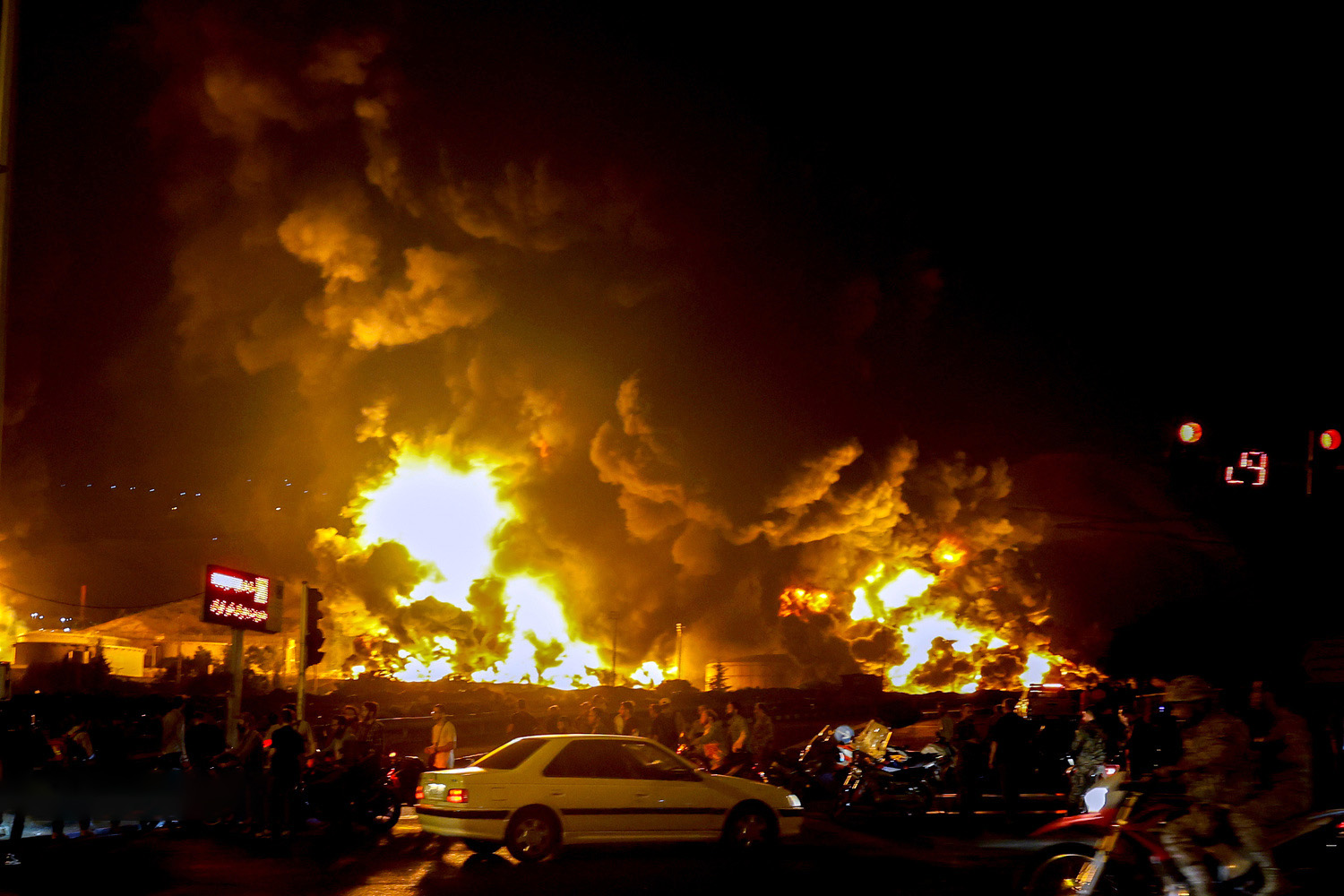 Israel's bombing on IRGC facilities in Tehran, 2025.