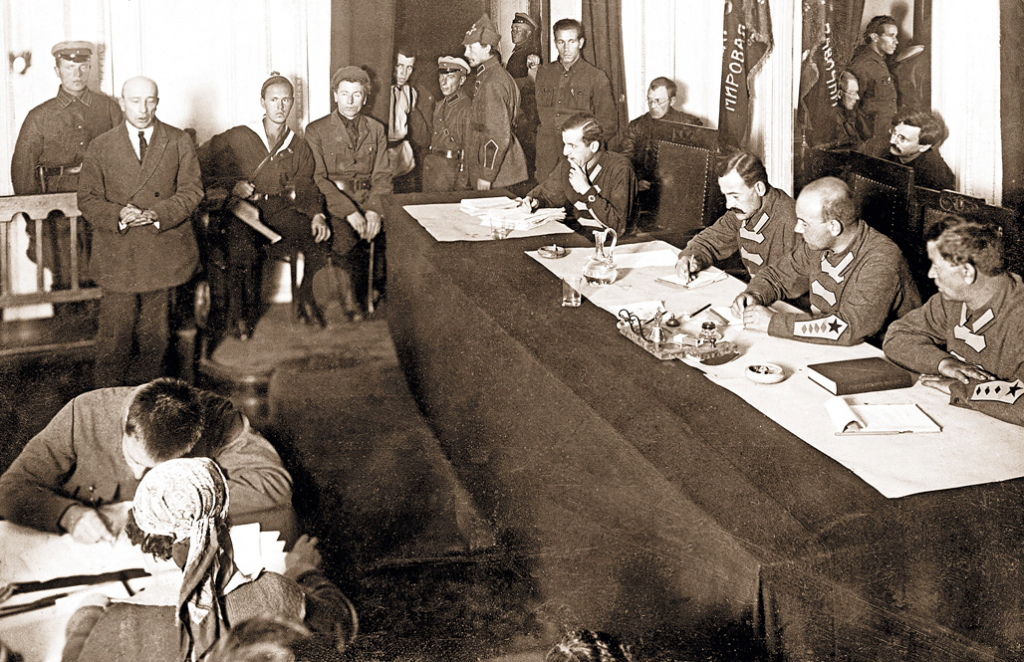 Boris Savinkov on trial in the Soviet Union, 1924