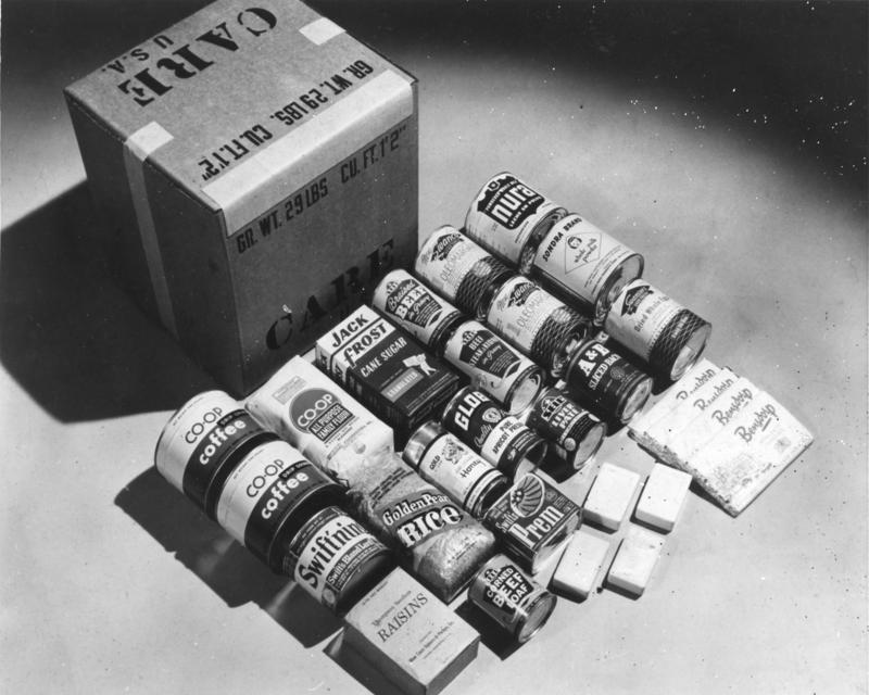 A Cooperative for American Remittances to Europe (CARE) package shipped to Germany in 1948.