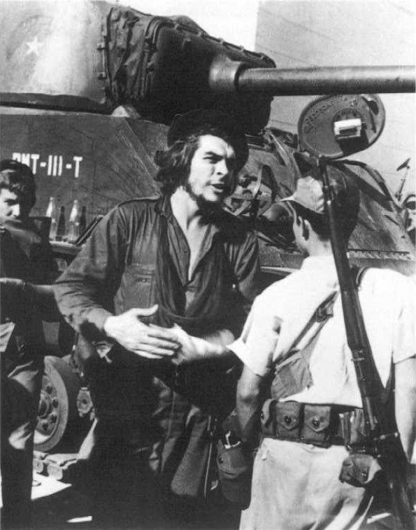 Che Guevara, after the Battle of Santa Clara, 1 January 1959