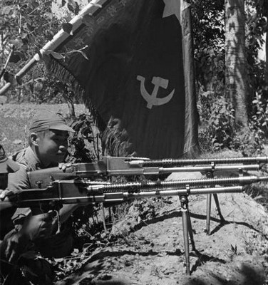 Soldiers from the Chinese Red Army in 1936.