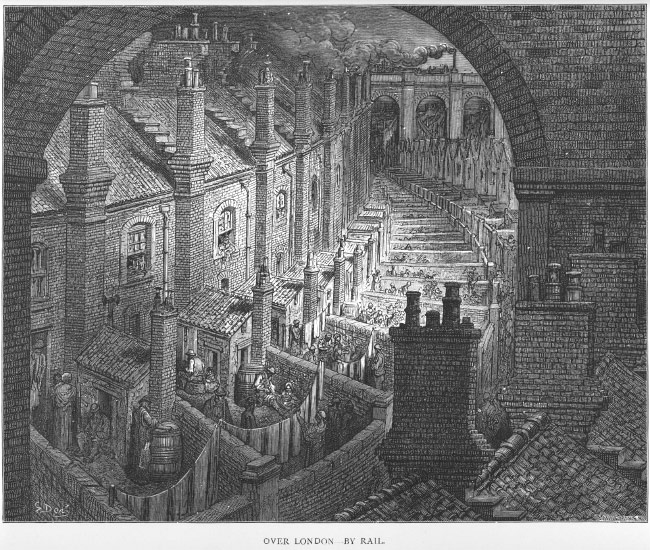  More details Housing in London c. 1870s by Gustave Doré