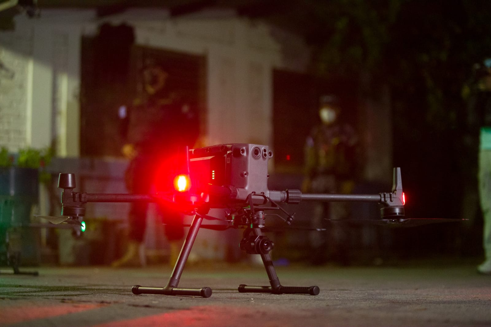 National Police of El Salvador's drones for unmanned patrols, 2021.