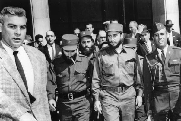   9 ⁄ 21    More details Fidel Castro during a visit to Washington, D.C., shortly after the Cuban Revolution in 1959