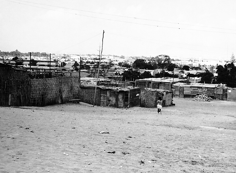 A barriadas south of Lima, 1981.