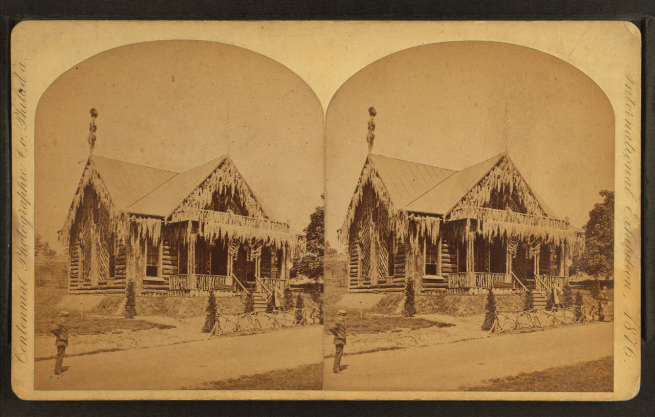 The Mississippi State Building at the Centennial Exhibition, 1876.