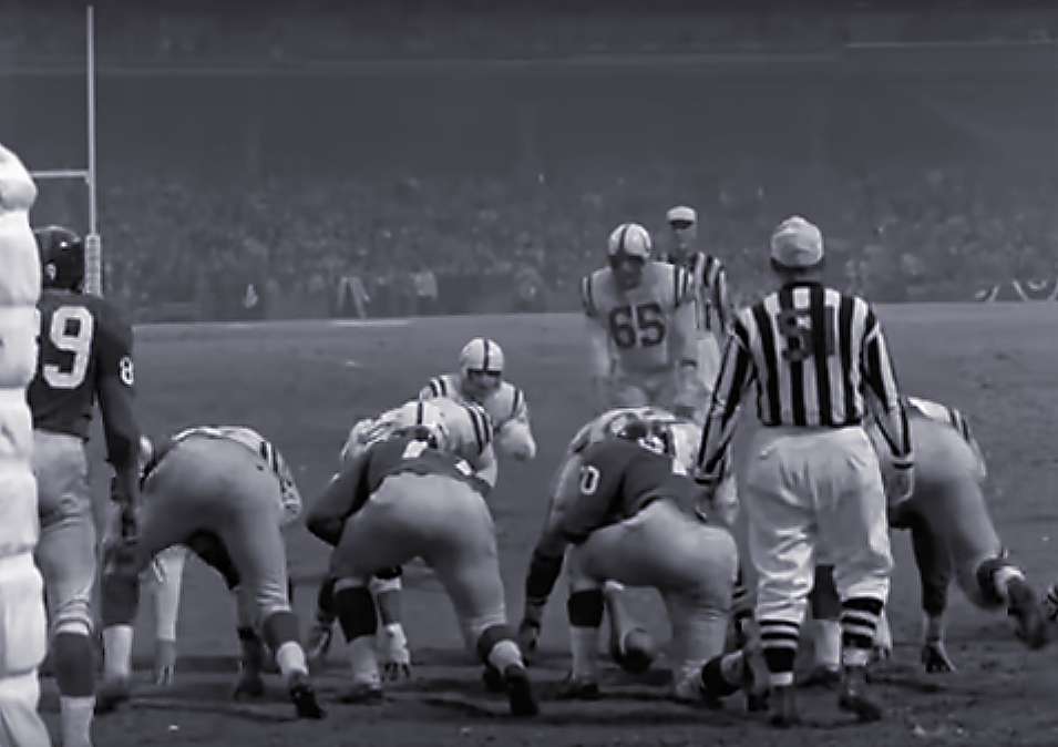 The 1958 NFL Championship game.