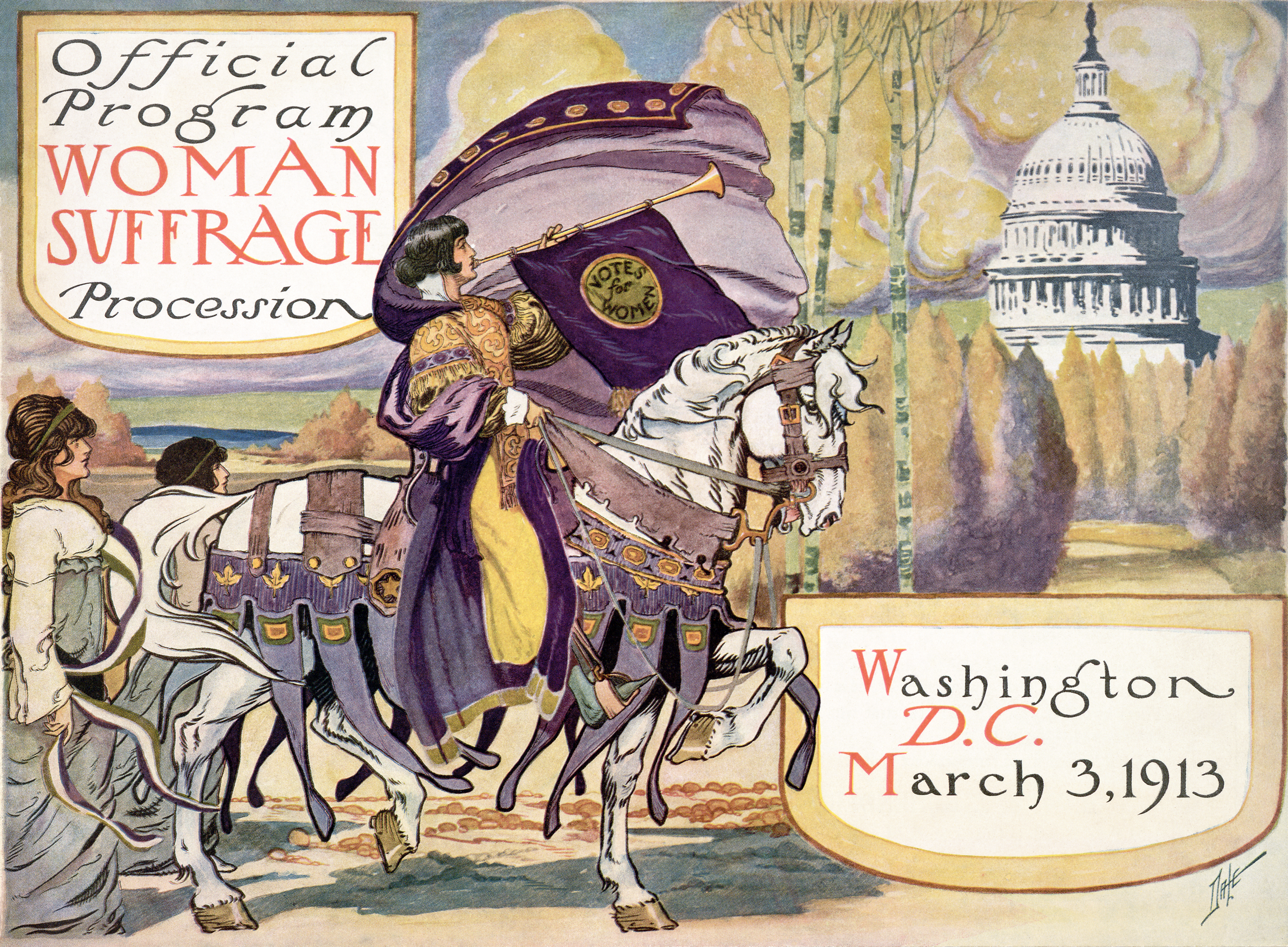 Official program of the Woman Suffrage Procession of 1913