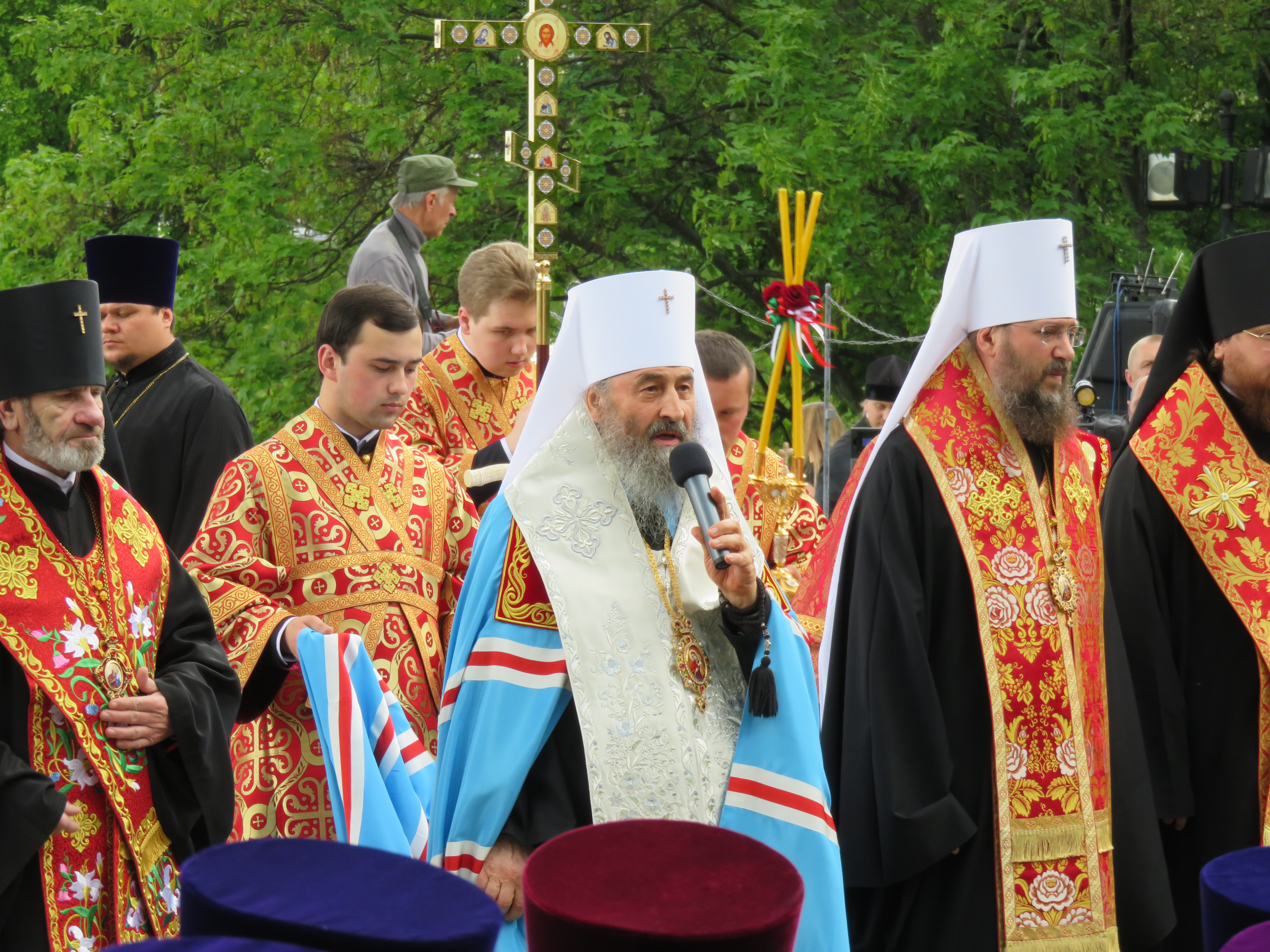 Metropolitan Onufriy of the Ukrainian Orthodox Church in 2016.