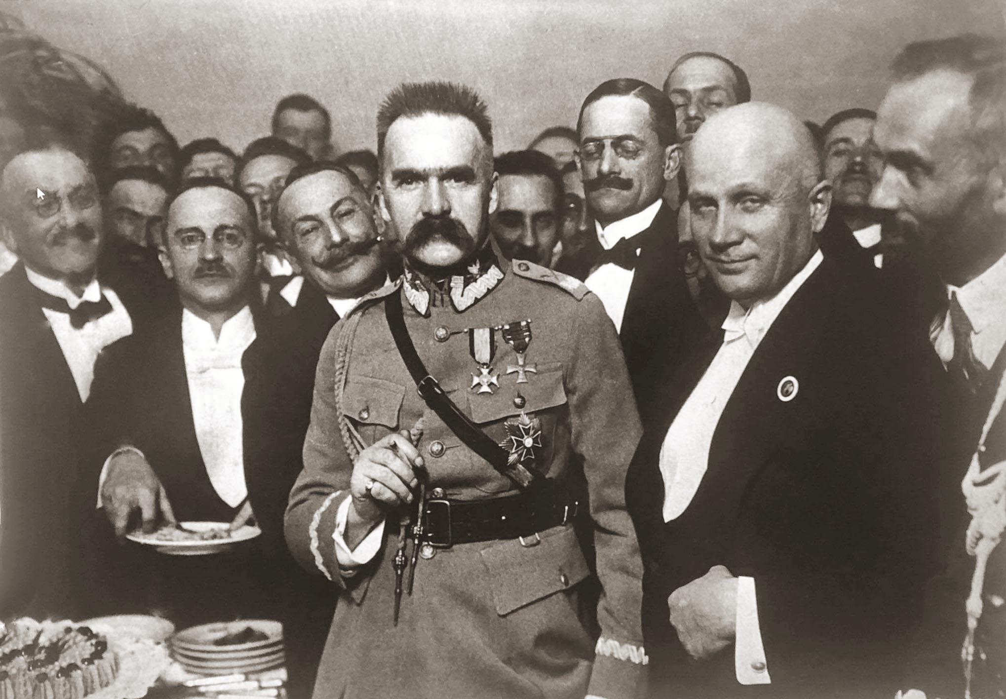 Józef Piłsudski in Warsaw, Poland, 1923.