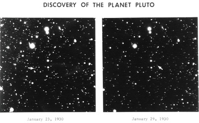 Original plates from Clyde Tombaugh's discovery of Pluto.