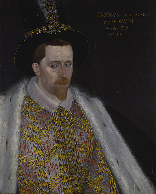 Portrait of James VI of Scotland, I of England and Ireland