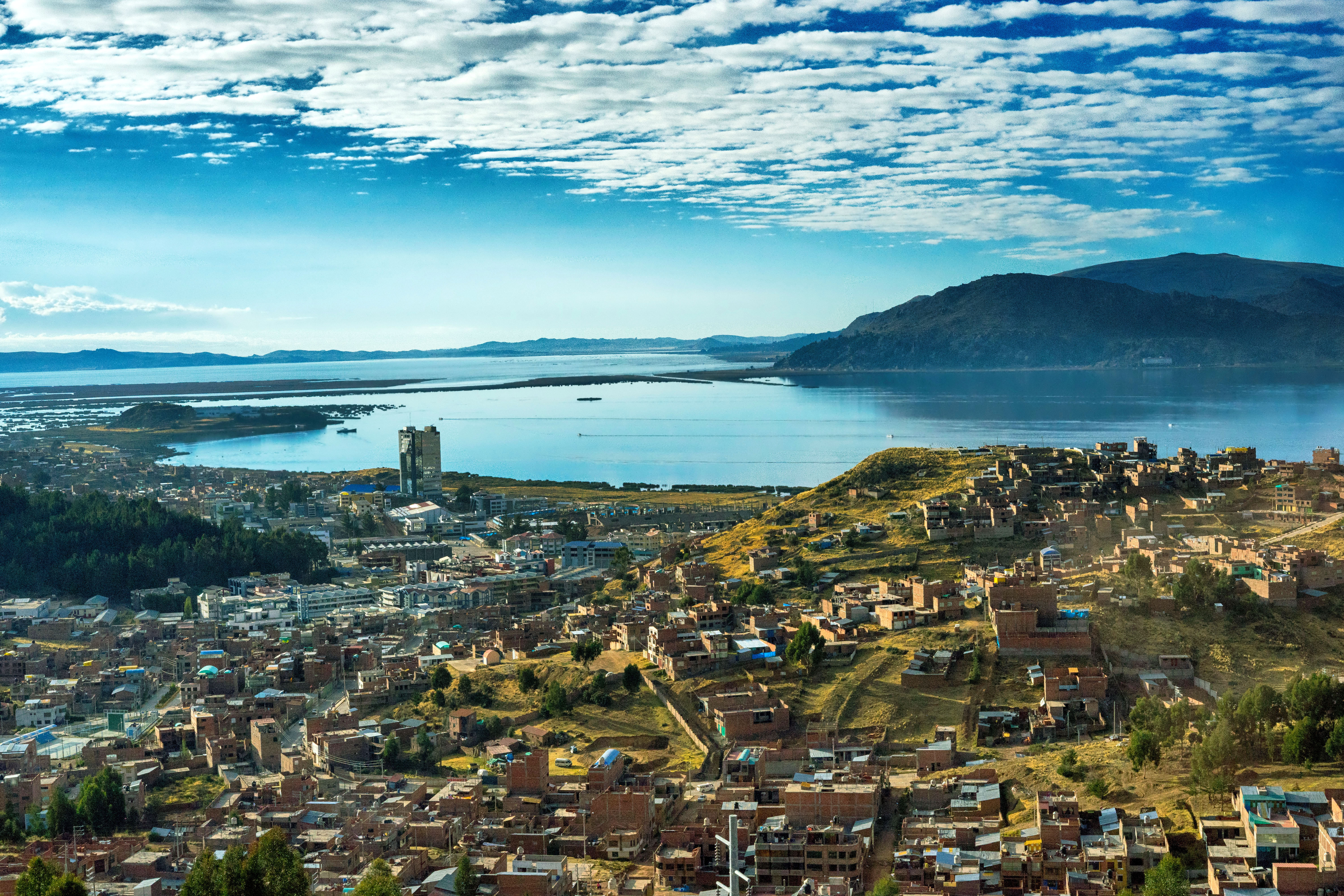 Puno on the shores of Lake Titicaca, 2016.