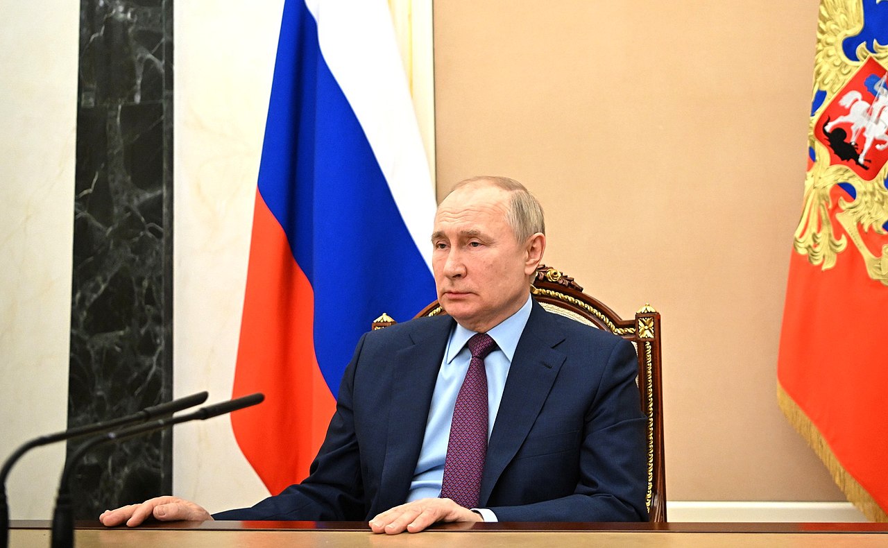 Russian President Vladimir Putin in February, 2022.