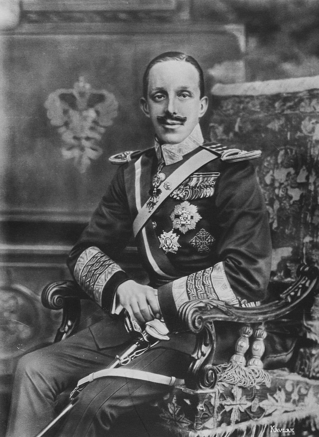 King Alfonso XIII of Spain (r. 1886-1931)