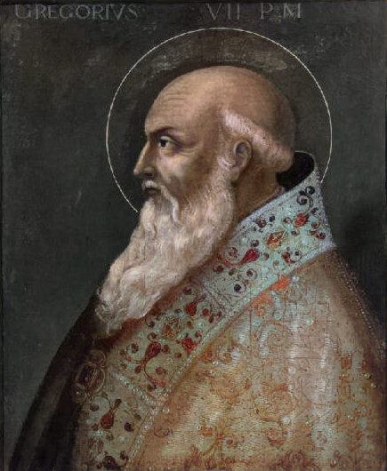 Portrait of Gregory VII.