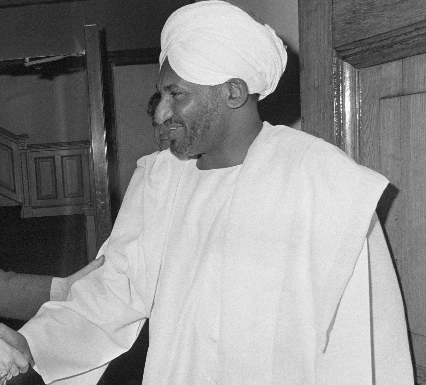 Al-Sadiq Al-Madi in 1987.