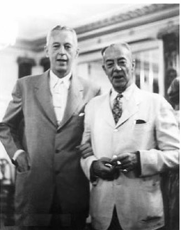 Bill Wilson (left) and Ebby Thatcher