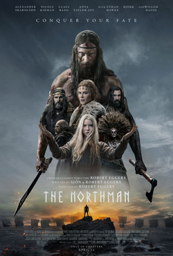 Movie poster for The Northman (2022).