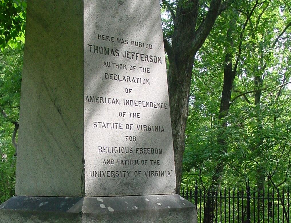 Thomas Jefferson's grave site