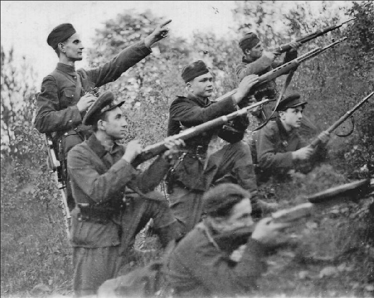 Soldiers in the Ukrainian Insurgent Army, 1947.