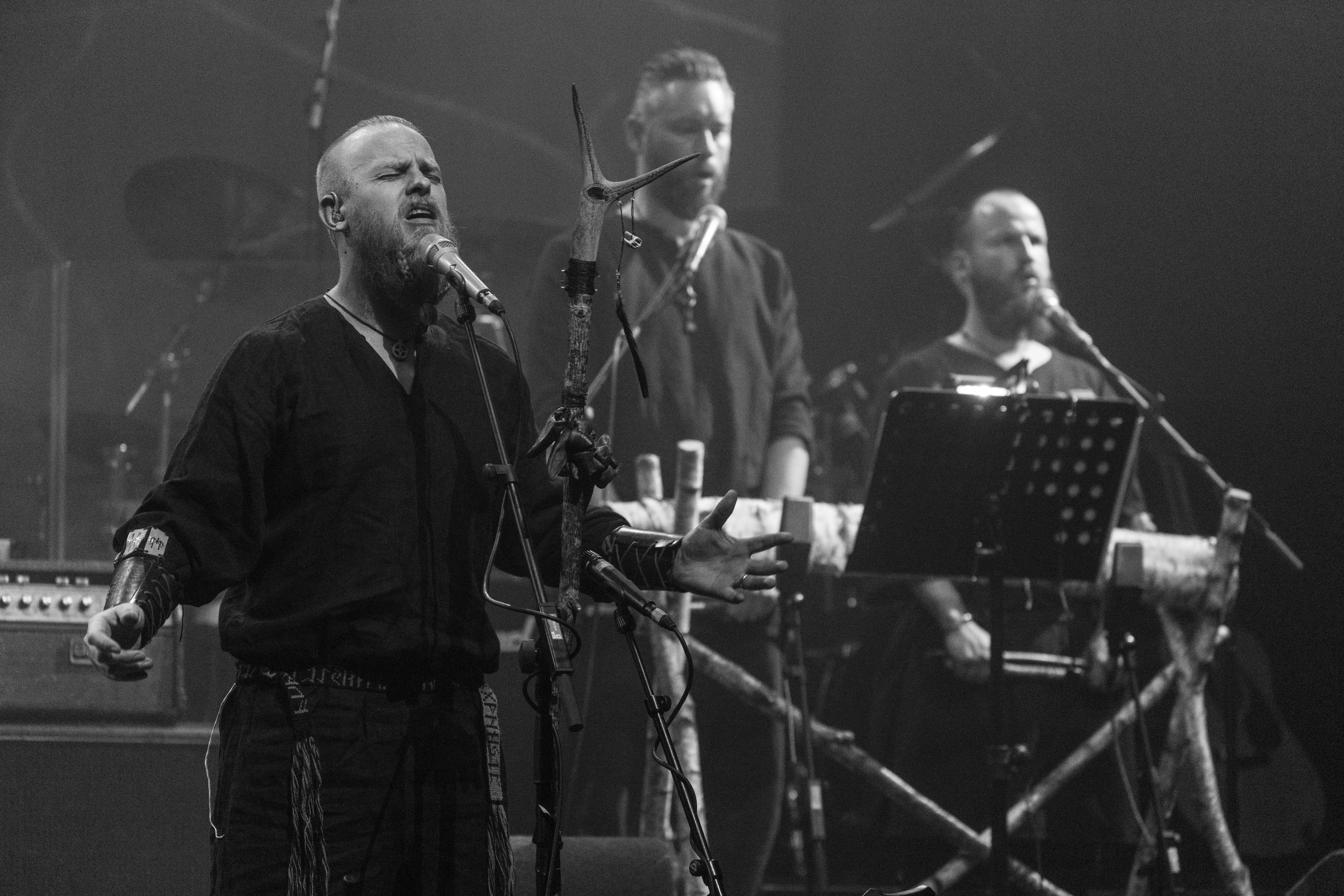 Wardruna performing, 2015.