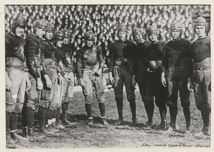 The 1920 University of California Berkeley Golden Bears football team.