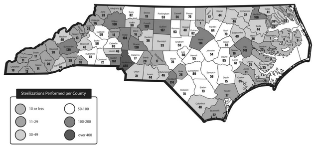 a 2012 government document put out by the Governor's Office of North Carolina addressing the impact of the North Carolina Eugenics Board and Sterilization.